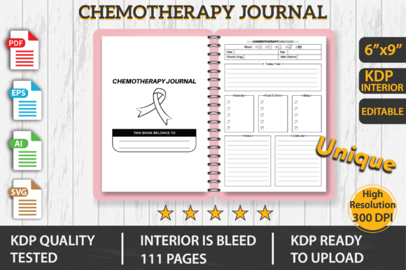 Chemotherapy Journal KDP Interior: Graphics & KDP Interiors