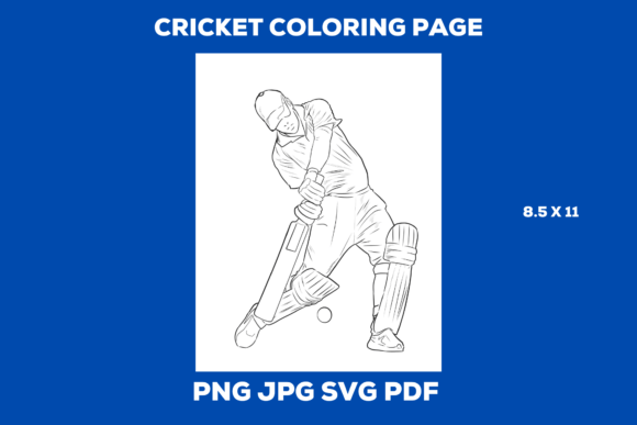 Cricket Coloring Page: Graphics & Coloring Pages Review