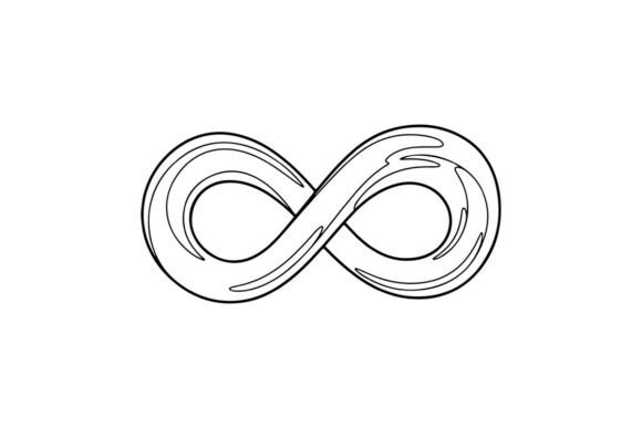 Curvy Infinity Symbol Graphics for Coloring Pages Amp