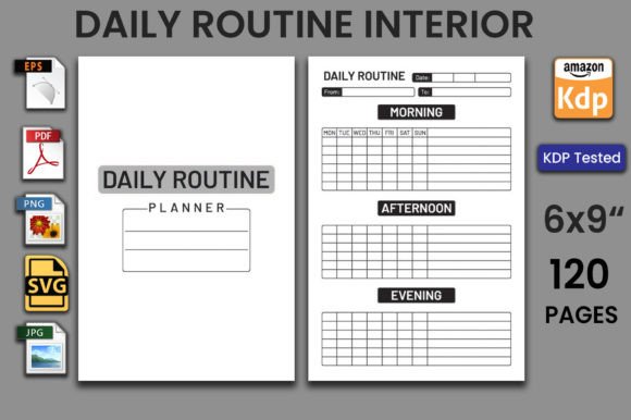 Daily Routin – KDP Interior Graphics for KDP Interiors