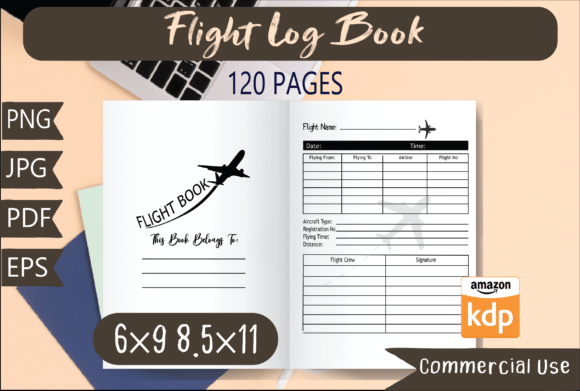 Flight Book Kdp Interior: A Graphics & Kdp Interiors Review