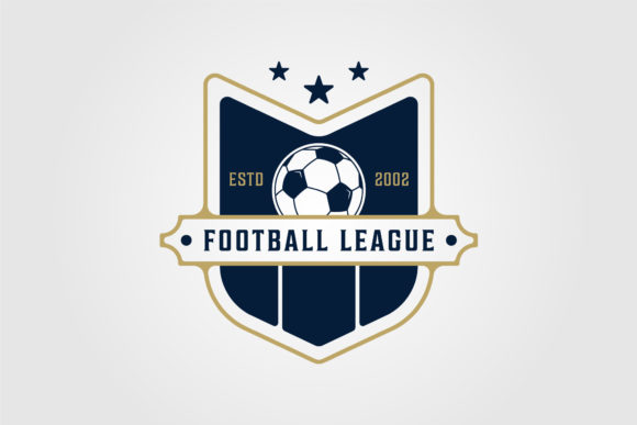 Football Soccer Modern Logo Vector for Graphics & Logos
