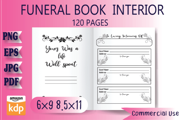Funeral Book KDP Interior: Graphics & KDP Interiors Review