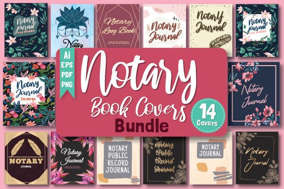Notary Book Cover Graphics for KDP Interiors Review