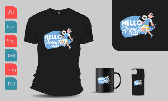 World Cup Argentina Graphics for Craft Sellers